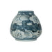 Legend of Asia Home Decor Barclay Butera Couture Blue & White Porcelain Mandarin Pot Sea Flower Motif