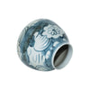 Legend of Asia Home Decor Barclay Butera Couture Blue & White Porcelain Mandarin Pot Sea Flower Motif