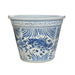 Legend of Asia Home Decor Barclay Butera Couture Blue & White Porcelain Planter Fish Motif
