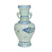 Legend of Asia Home Decor Barclay Butera Couture Blue & White.. Porcelain Splashing Koi Dynasty Vase