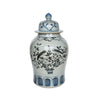 Legend of Asia Home Decor Barclay Butera Couture Blue & White Porcelain Temple Jar English Garden Large