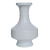 Legend of Asia Home Decor Barclay Butera Couture Dragon Carving.. Imperial Porcelain Vase White