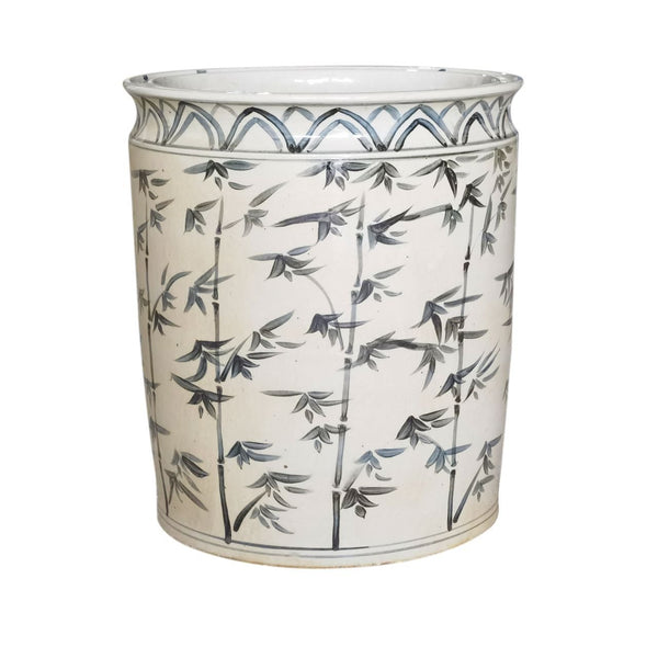 Legend of Asia Home Decor Barclay Butera Couture Graceful Bamboo Blue & White Porcelain Planter