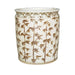 Legend of Asia Home Decor Barclay Butera Couture Graceful Bamboo Brown & White Porcelain Planter