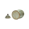 Legend of Asia Home Decor Barclay Butera Couture Graceful Bamboo Large Brown & White Porcelain Temple Jar