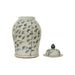 Legend of Asia Home Decor Barclay Butera Couture Graceful Bamboo Medium Blue & White Porcelain Temple Jar