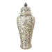 Legend of Asia Home Decor Barclay Butera Couture Graceful Bamboo XL Blue & White Porcelain Temple Jar
