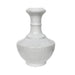 Legend of Asia Home Decor Barclay Butera Couture Greek Key Carving Porcelain Bud Vase White