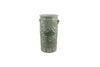Legend of Asia Home Decor Barclay Butera Couture Moss Green Pocelain Fish Lotus Umbrella Vase