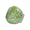 Legend of Asia Home Decor Barclay Butera Couture Moss Green Porcelain Mandarin Pot Floral Bird Motif