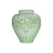 Legend of Asia Home Decor Barclay Butera Couture Moss Green Porcelain Open Top Jar English Garden