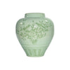 Legend of Asia Home Decor Barclay Butera Couture Moss Green Porcelain Open Top Jar English Garden