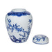 Legend of Asia Home Decor Blue And White Flower Bird Jar