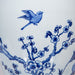 Legend of Asia Home Decor Blue And White Flower Bird Jar