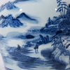 Legend of Asia Home Decor Blue And White Ming Jar Mountain Village