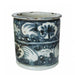 Legend of Asia Home Decor Blue And White Porcelain Orchid Pot Sea Flower Motif