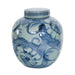 Legend of Asia Home Decor Blue & White Silla Flower Porcelain Ming Jar