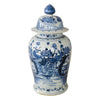 Legend of Asia Home Decor Extra Large Dynasty Porcelain Temple Jar Pheonix Peony Motif