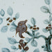 Legend of Asia Home Decor Hand Painted Blue & White Brown Porcelain Tile Sparrows on Branches - Framed /12F02