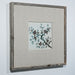 Legend of Asia Home Decor Hand Painted Blue & White Brown Porcelain Tile Sparrows on Branches - Framed /12F02