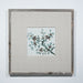 Legend of Asia Home Decor Hand Painted Blue & White Brown Porcelain Tile Sparrows on Branches - Framed /12F02