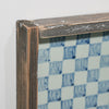Legend of Asia Home Decor Hand Painted Blue & White Porcelain Tile Chess Board - Framed /12F02A