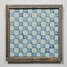 Legend of Asia Home Decor Hand Painted Blue & White Porcelain Tile Chess Board - Framed /12F02A