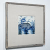 Legend of Asia Home Decor Hand Painted Blue & White Porcelain Tile Kirin Motif - Framed /12F02