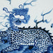 Legend of Asia Home Decor Hand Painted Blue & White Porcelain Tile Kirin Motif - Framed /12F02
