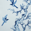 Legend of Asia Home Decor Hand Painted Blue & White Porcelain Tile Messenger of Spring - Framed /24F02