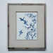 Legend of Asia Home Decor Hand Painted Blue & White Porcelain Tile Messenger of Spring - Framed /24F02