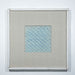 Legend of Asia Home Decor Hand Painted Blue & White Porcelain Tile Whisper Waves - Framed /12F01