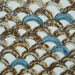 Legend of Asia Home Decor Hand Painted Brown & White Porcelain Tile Dragon Scale - Framed /12F02A