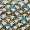 Legend of Asia Home Decor Hand Painted Brown & White Porcelain Tile Dragon Scale - Framed /12F02A