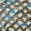 Legend of Asia Home Decor Hand Painted Brown & White Porcelain Tile Dragon Scale - Framed /12F02A