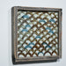 Legend of Asia Home Decor Hand Painted Brown & White Porcelain Tile Dragon Scale - Framed /12F02A
