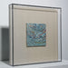 Legend of Asia Home Decor Handmade Porcelain Tile Reaction Glaze Desert Mirage - Acrylic Shadow Box /8S09
