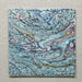 Legend of Asia Home Decor Handmade Porcelain Tile Reaction Glaze Desert Mirage - Acrylic Shadow Box /8S09