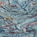Legend of Asia Home Decor Handmade Porcelain Tile Reaction Glaze Desert Mirage - Acrylic Shadow Box /8S09