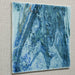 Legend of Asia Home Decor Handmade Porcelain Tile Reaction Glaze Mistic Ocean - Acrylic Shadow Box /8S09