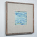 Legend of Asia Home Decor Handmade Porcelain Tile Reaction Glaze Mistic Ocean - Framed /12F02