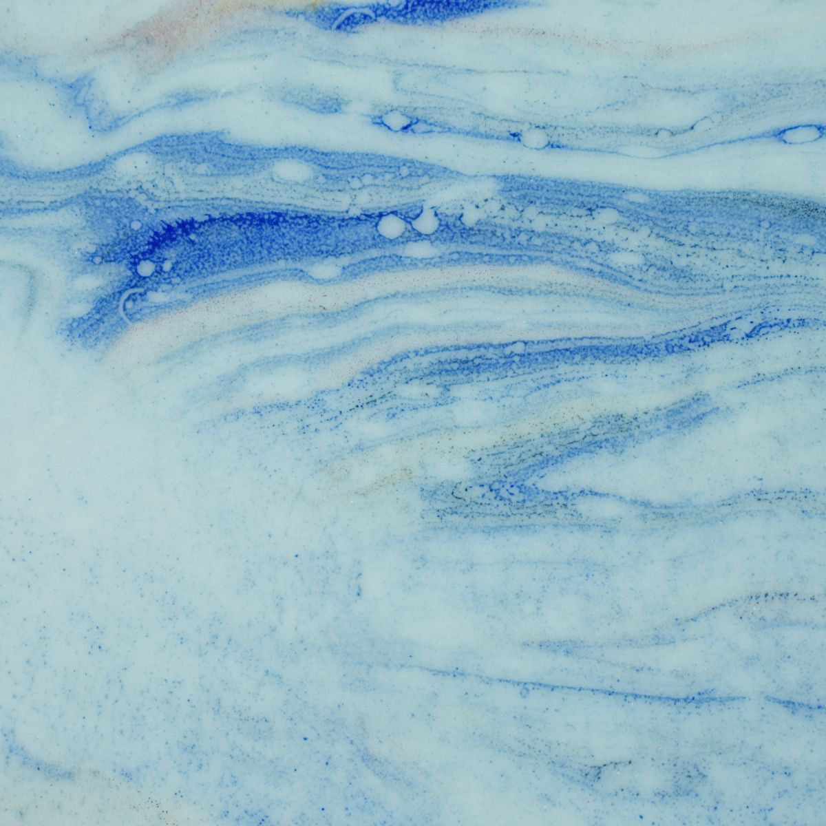 Legend of Asia Home Decor Handmade Porcelain Tile Reaction Glaze Mistic Ocean - Framed /12F02