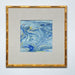 Legend of Asia Home Decor Handmade Porcelain Tile Reaction Glaze Mistic Ocean - Framed /12F03