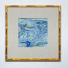 Legend of Asia Home Decor Handmade Porcelain Tile Reaction Glaze Mistic Ocean - Framed /12F03