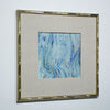 Legend of Asia Home Decor Handmade Porcelain Tile Reaction Glaze Mistic Ocean - Framed /12F04