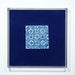 Legend of Asia Home Decor Handpainted Antique Reproduction Porcelain Tile Blue & White Lucky Knots - Acrylic Shadow Box /S06