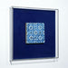 Legend of Asia Home Decor Handpainted Antique Reproduction Porcelain Tile Blue & White Lucky Knots - Acrylic Shadow Box /S06