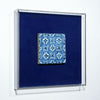 Legend of Asia Home Decor Handpainted Antique Reproduction Porcelain Tile Blue & White Lucky Knots - Acrylic Shadow Box /S06