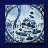 Legend of Asia Home Decor Handpainted Antique Reproduction Porcelain Tile Blue & White Mandarin Ducks - Acrylic Shadow Box...