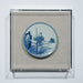 Legend of Asia Home Decor Handpainted Blue & White Porcelain Coaster Boatman - Acrylic Shadow Box /S59